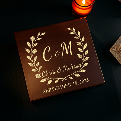 Personalized Wedding Keepsake Box - GroomsDay