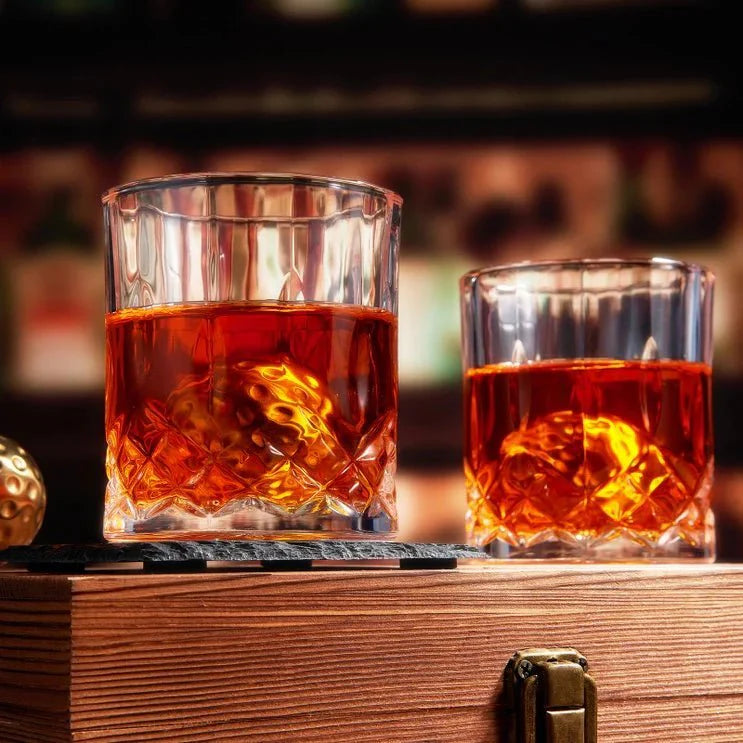 Average Golfer Whiskey Gift Box - Golf Gift Set - GroomsDay