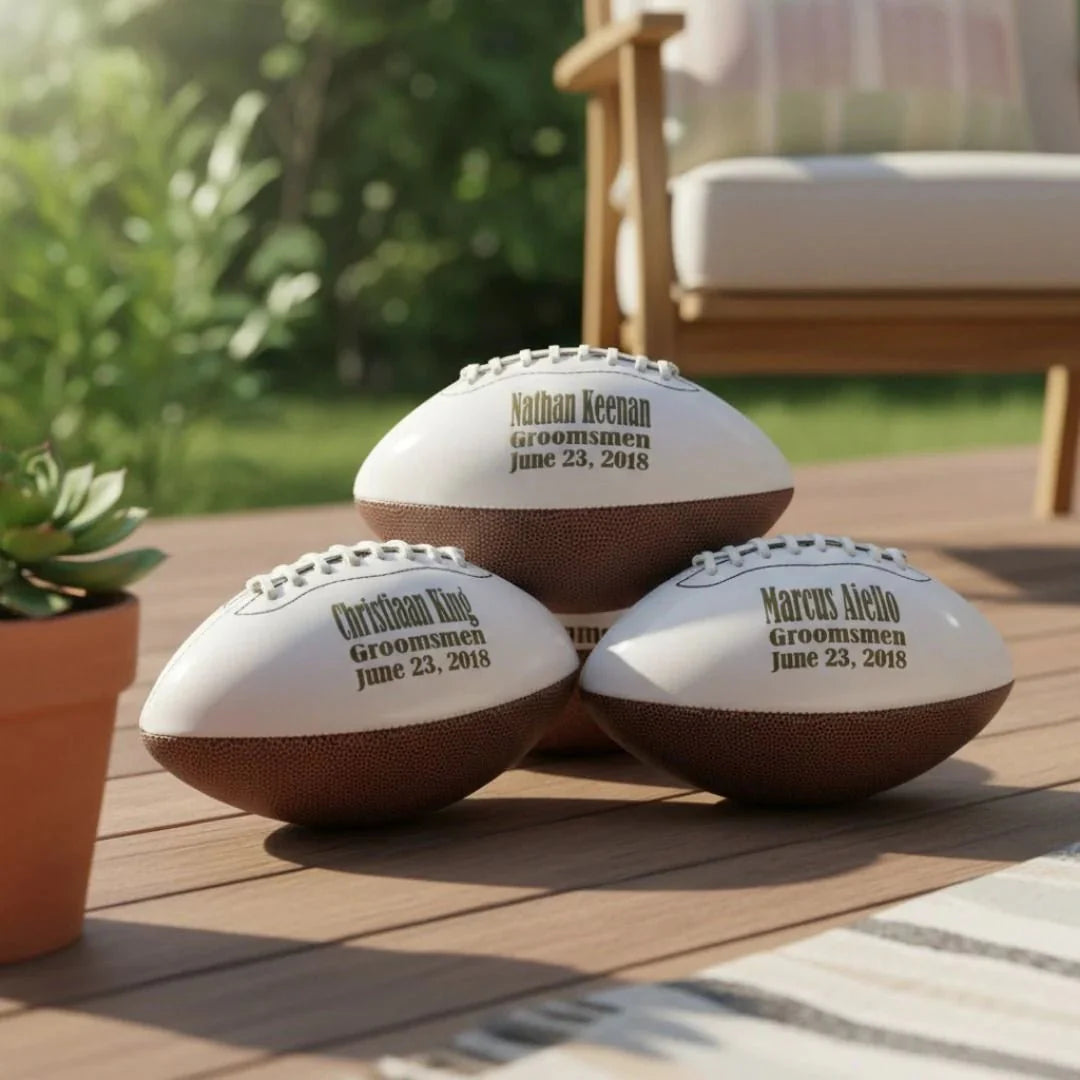 Football Groomsmen Proposal - Football Gear - GroomsDay