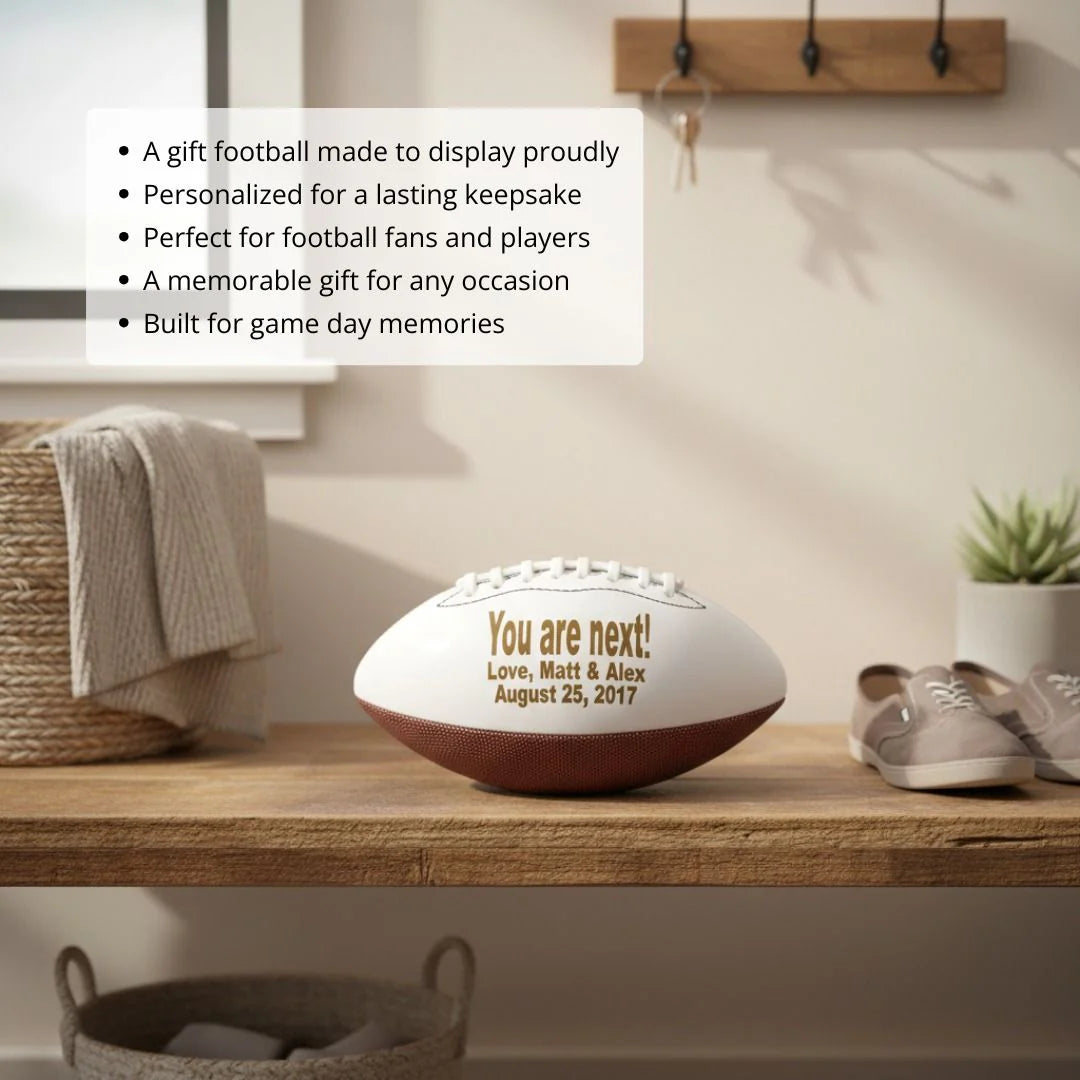 Football Groomsmen Proposal