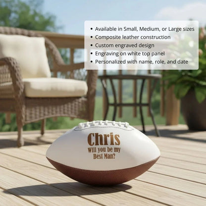 Football Groomsmen Proposal - Football Gear - GroomsDay