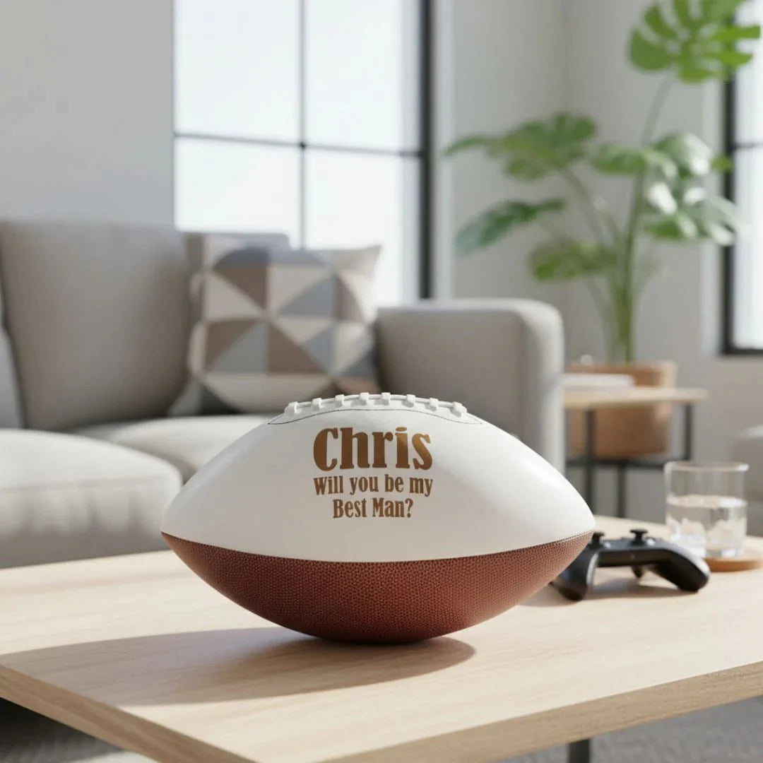 Football Groomsmen Proposal - Football Gear - GroomsDay