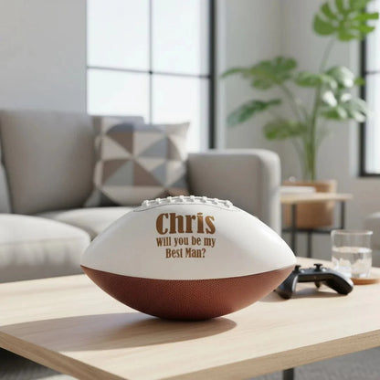 Football Groomsmen Proposal - Football Gear - GroomsDay