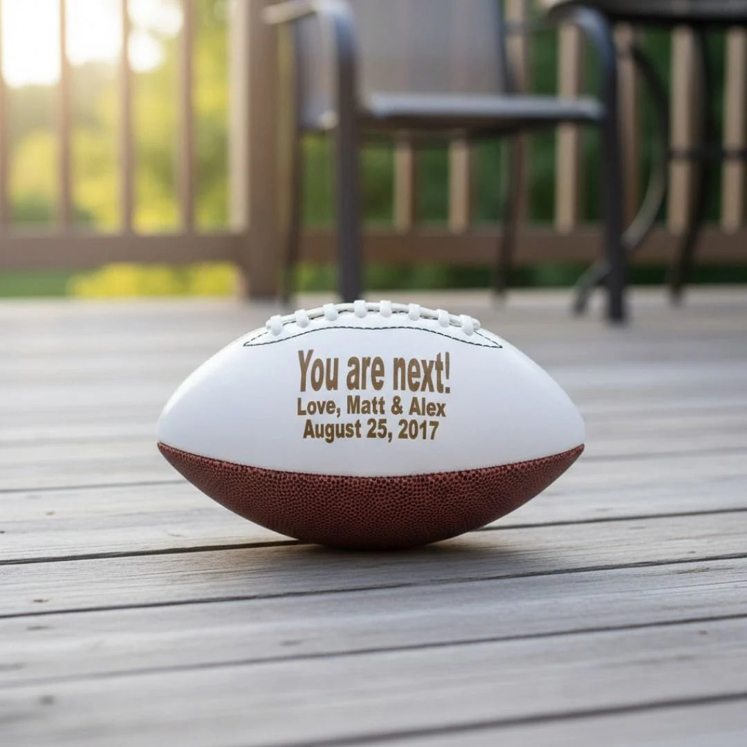 Football Groomsmen Proposal