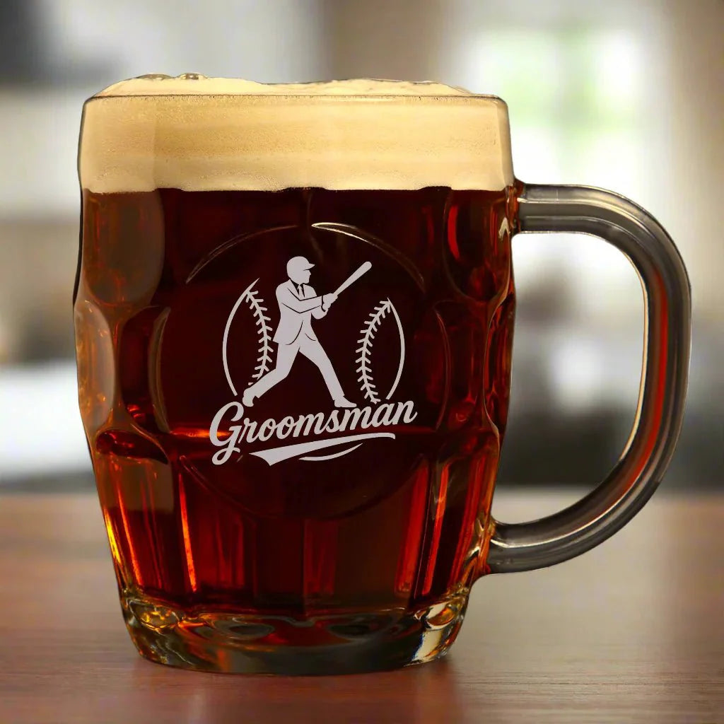Grand Slam Wedding Party Beer Mug - Beer Glasses - GroomsDay