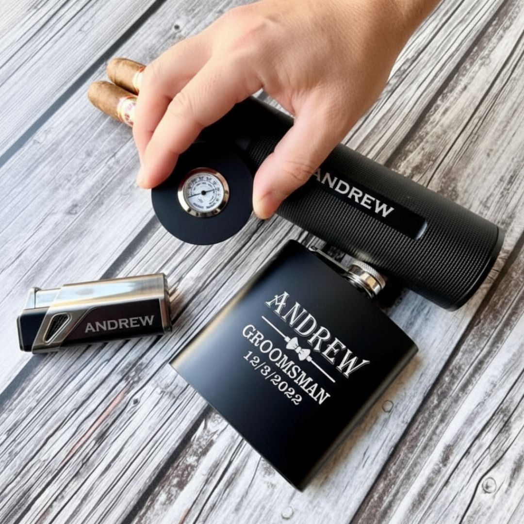 Sip and Smoke Set - Box Sets - GroomsDay