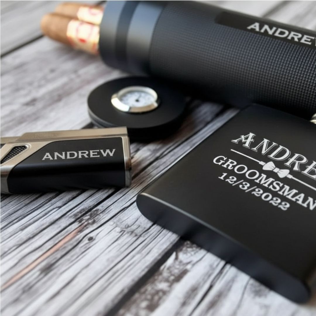 Sip and Smoke Set - Box Sets - GroomsDay
