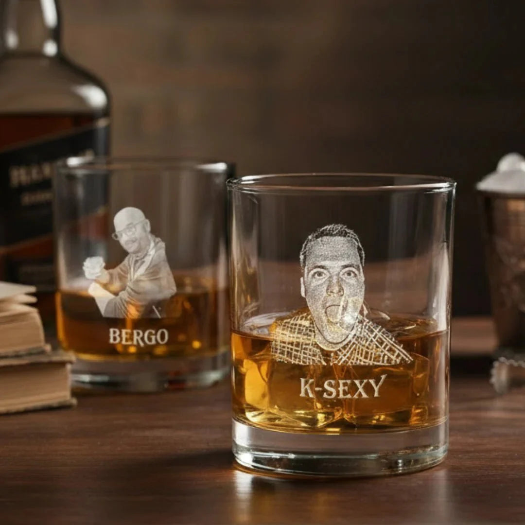 Low Ball Looker - Whiskey Glass - GroomsDay