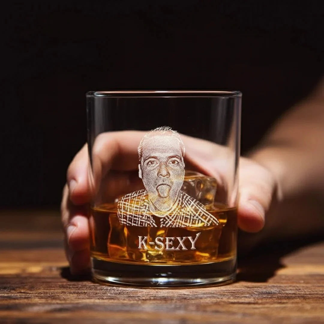 Low Ball Looker - Whiskey Glass - GroomsDay