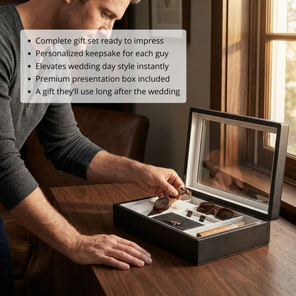 Mens Organizer Box Set - Groomsmen Gifts - GroomsDay