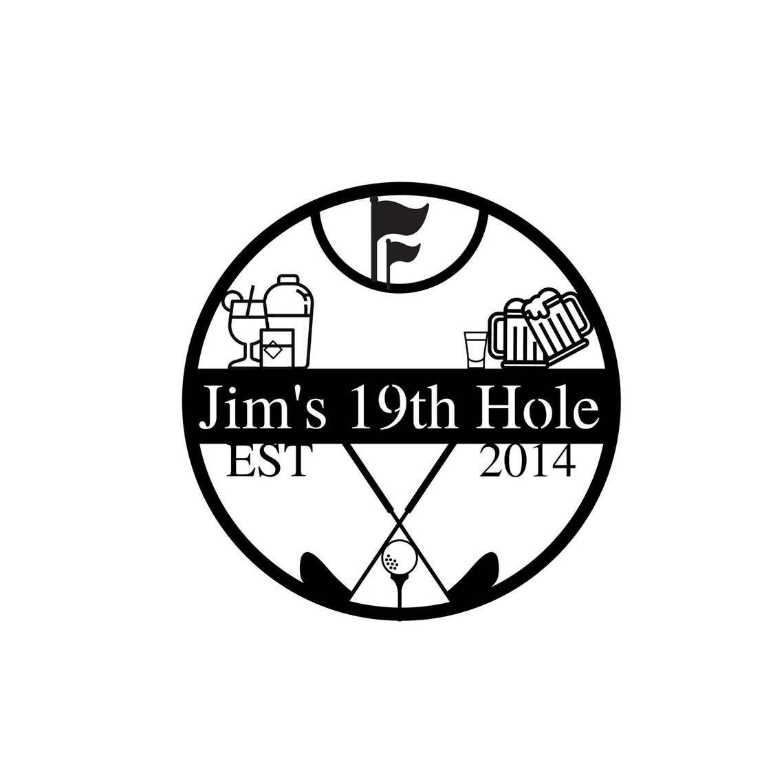19th Hole Pub Sign - Pub Signs - GroomsDay