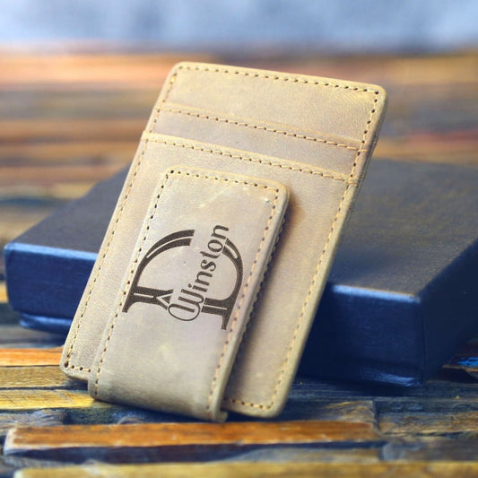 Engraved Minimalist Wallet - Wallet - GroomsDay