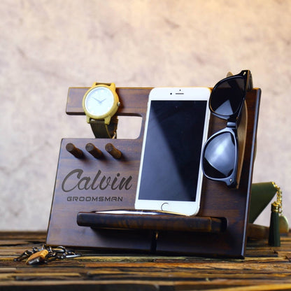 Wooden Valet Tray - Professional - GroomsDay