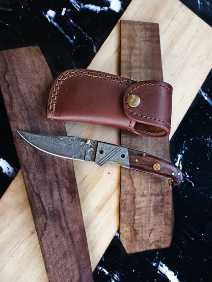 Damascus Folding Blade - Damascus Knife - GroomsDay