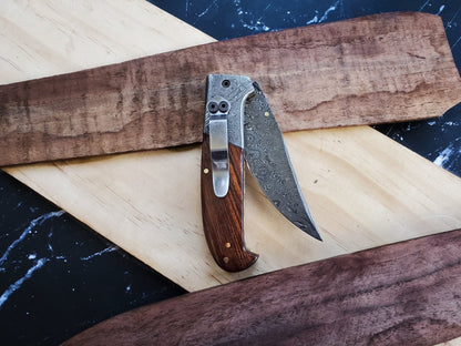 Damascus Folding Blade - Damascus Knife - GroomsDay