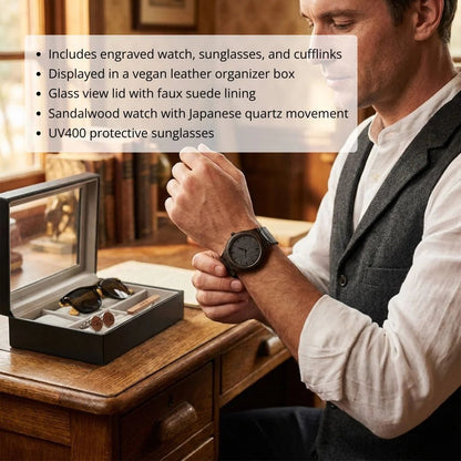 Mens Organizer Box Set - Groomsmen Gifts - GroomsDay