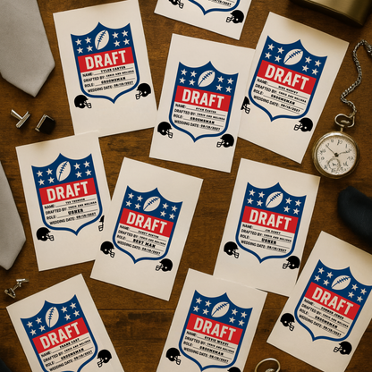 Groomsmen Football Draft Proposal