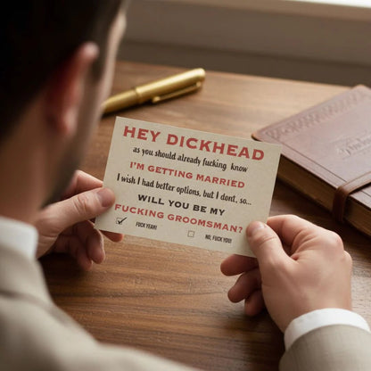 Indecent Proposal - Groomsmen Card - GroomsDay