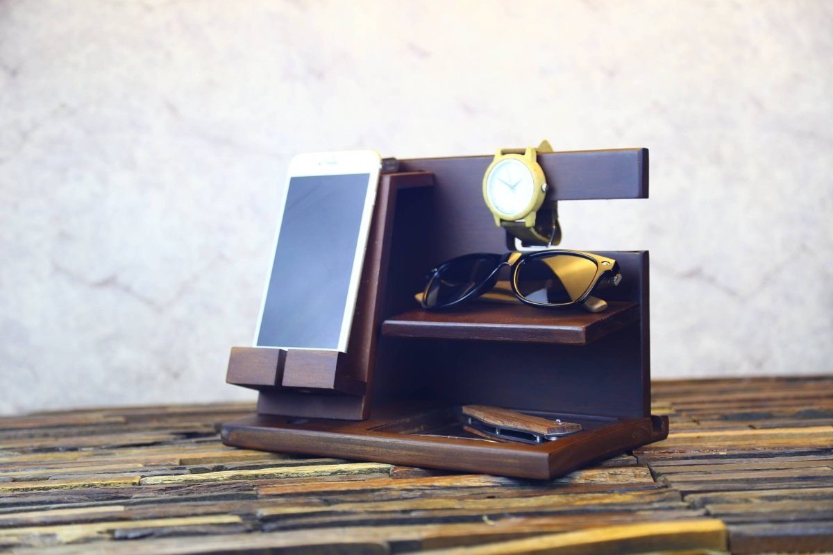 Wood Nightstand Tray - Professional - GroomsDay