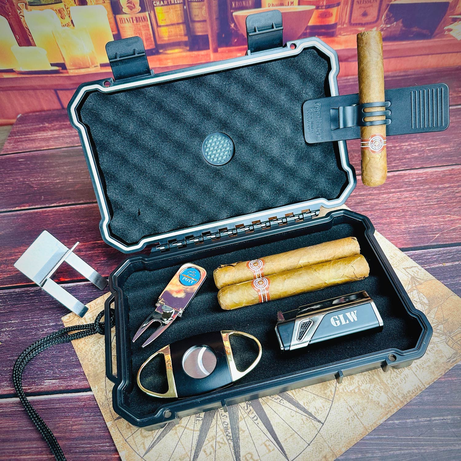 Golf & Cigar Gift Set