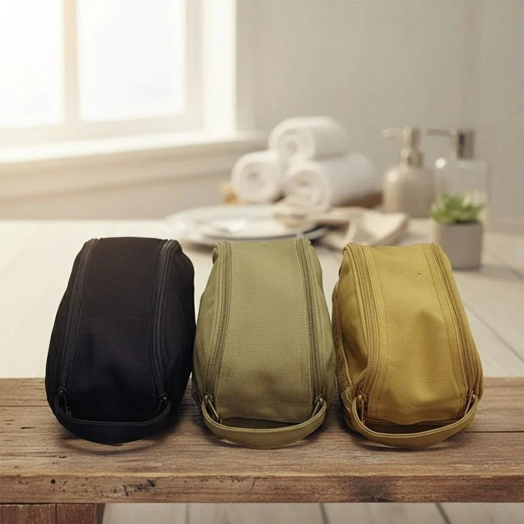 Canvas Toiletry Bag - Toiletry Bag - GroomsDay