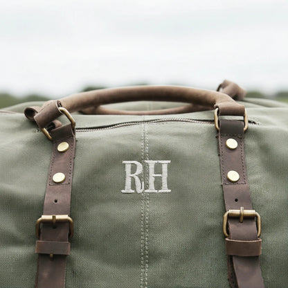 Workhorse Monogrammed Weekender Bag