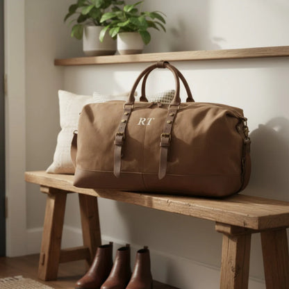 Workhorse Monogrammed Weekender Bag