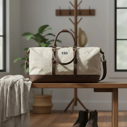 Workhorse Monogrammed Weekender Bag