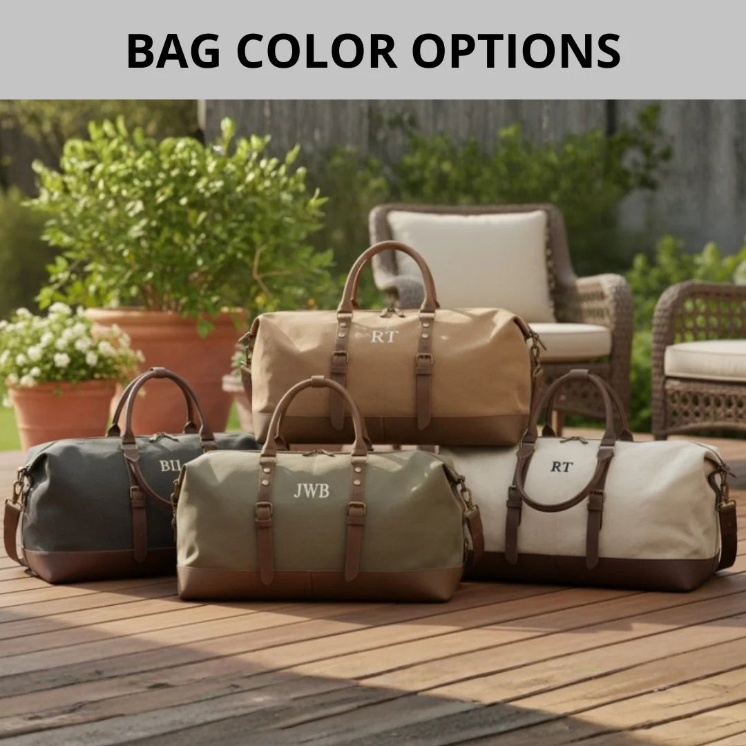 Workhorse Monogrammed Weekender Bag