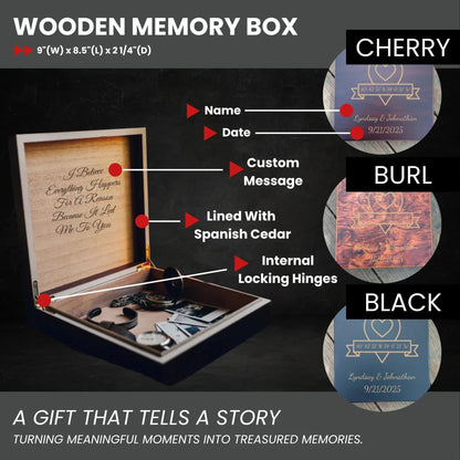 For My Groom Keepsake Box - Gift Box - GroomsDay