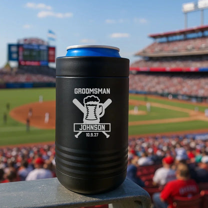 Changeup Can Cooler - Groovy Laser - GroomsDay