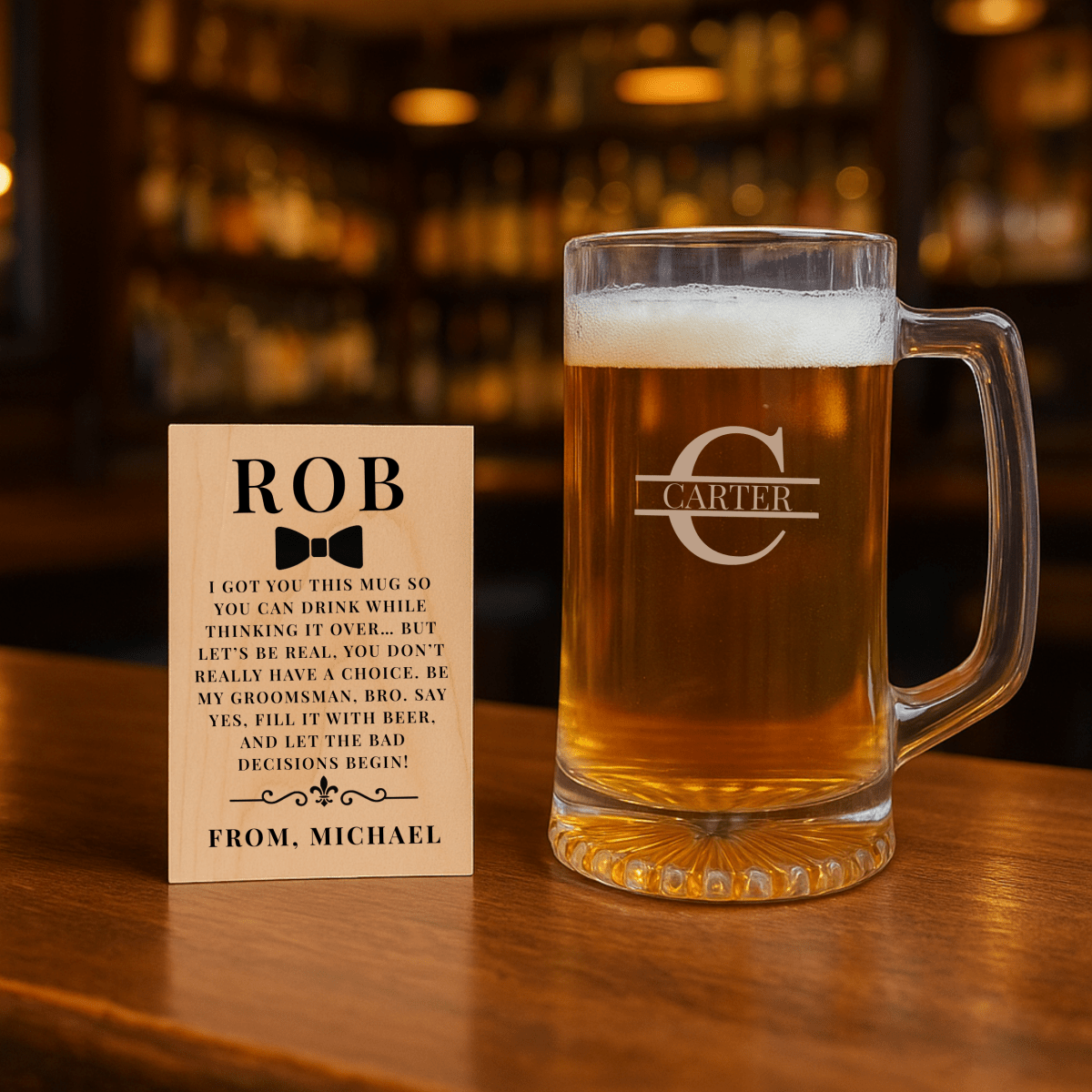 The Chug & Cheers Proposal Set - Groomsmen Proposal - GroomsDay