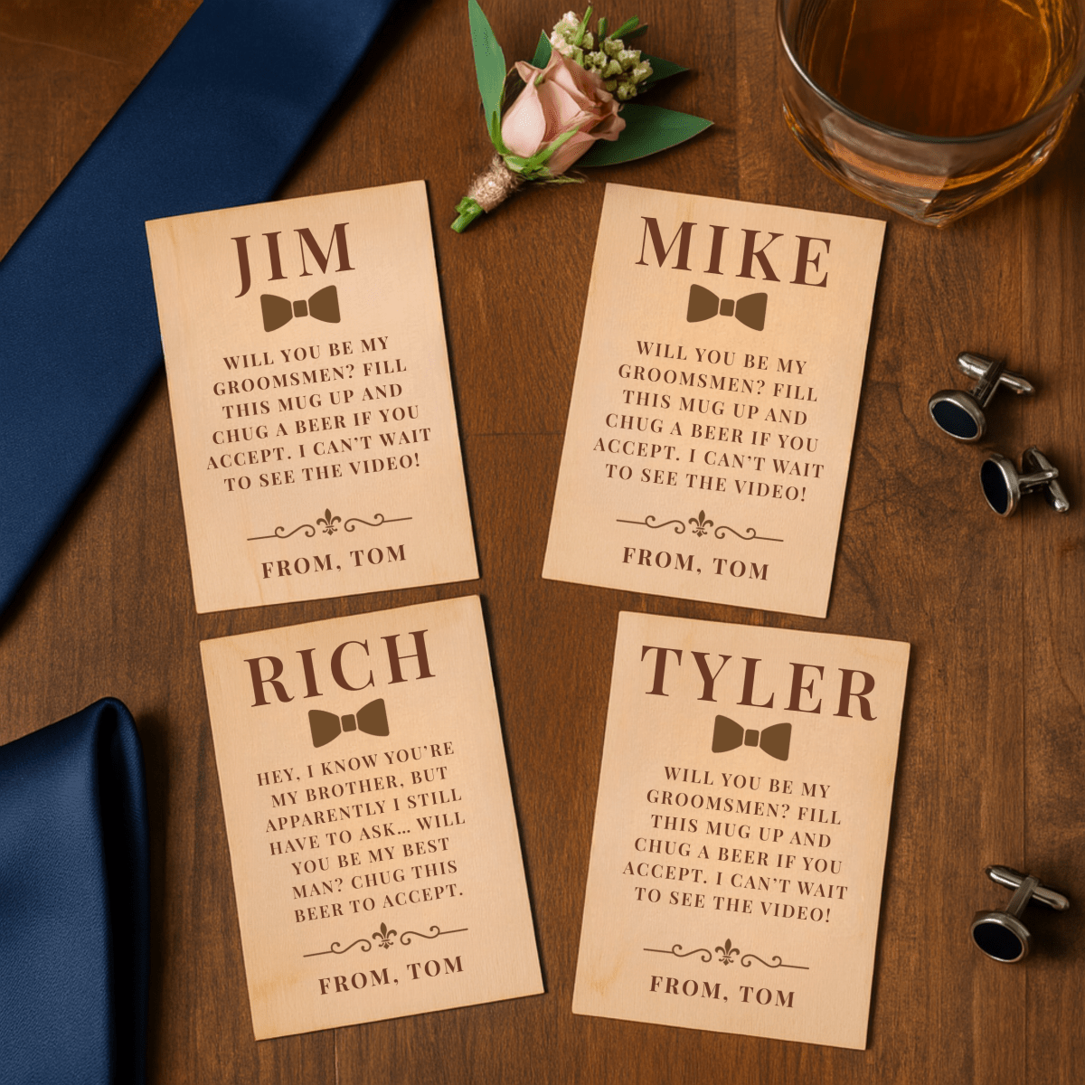 The Chug & Cheers Proposal Set - Groomsmen Proposal - GroomsDay