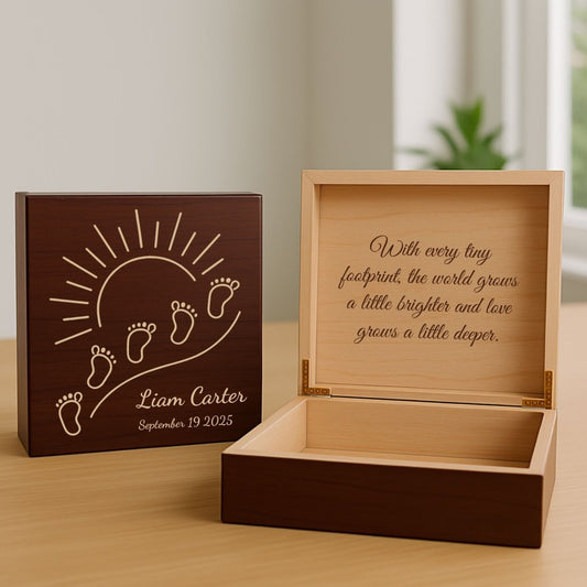 Newborn Keepsake Box - Gift Box - GroomsDay