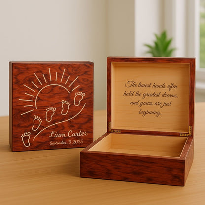 Newborn Keepsake Box - Gift Box - GroomsDay
