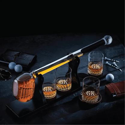Custom Personalized Golf Club Whiskey Decanter