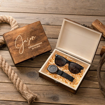 Unique Personalized Sipping in Style Box Set Customized Gift Sets Gifts for Men by Groovy Guy