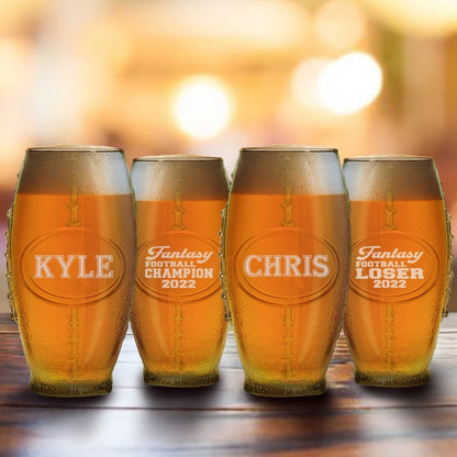 First Down Draft Glass - Glassware - GroomsDay