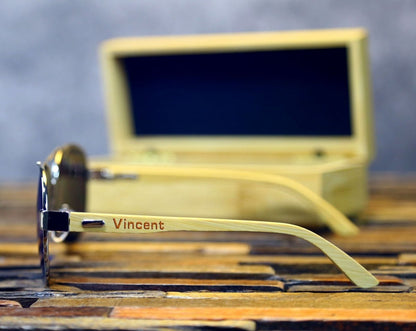 Custom Blue Ice Sunglasses - Sunglasses - GroomsDay