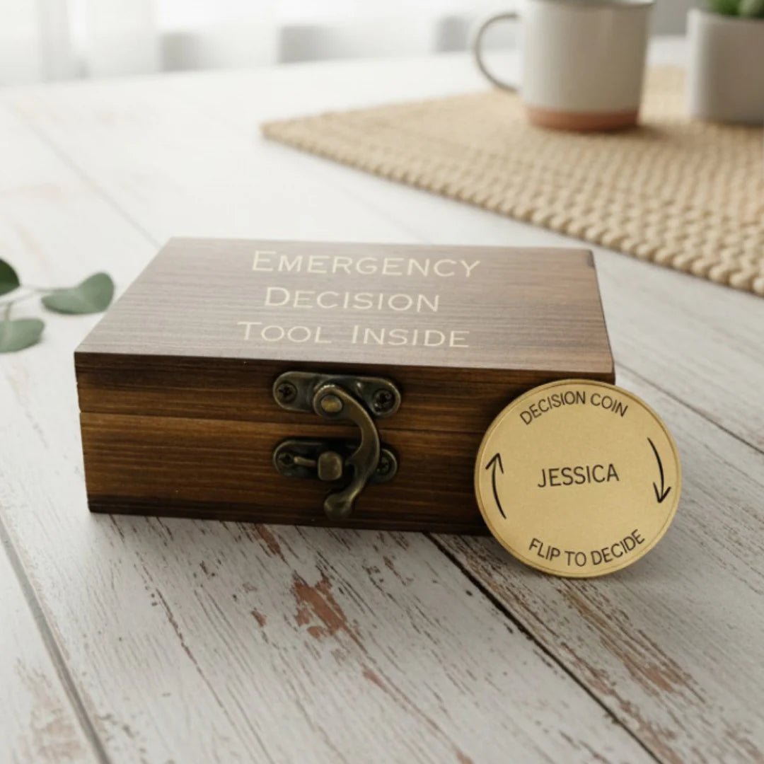 Custom Decision Coin for Couples - Anniversary - GroomsDay
