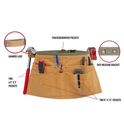 Unique Personalized Personalized Tool Belt Customized Dad Gifts for Men by Groovy Guy