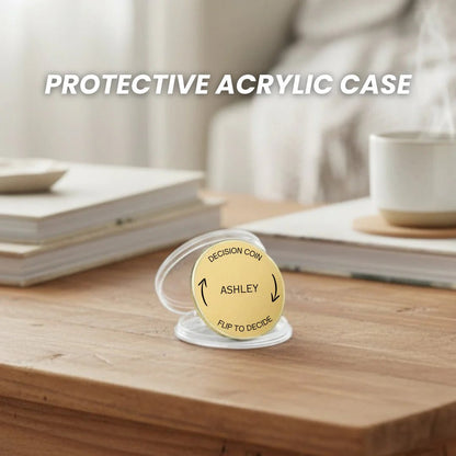 Custom Decision Coin for Couples - Anniversary - GroomsDay