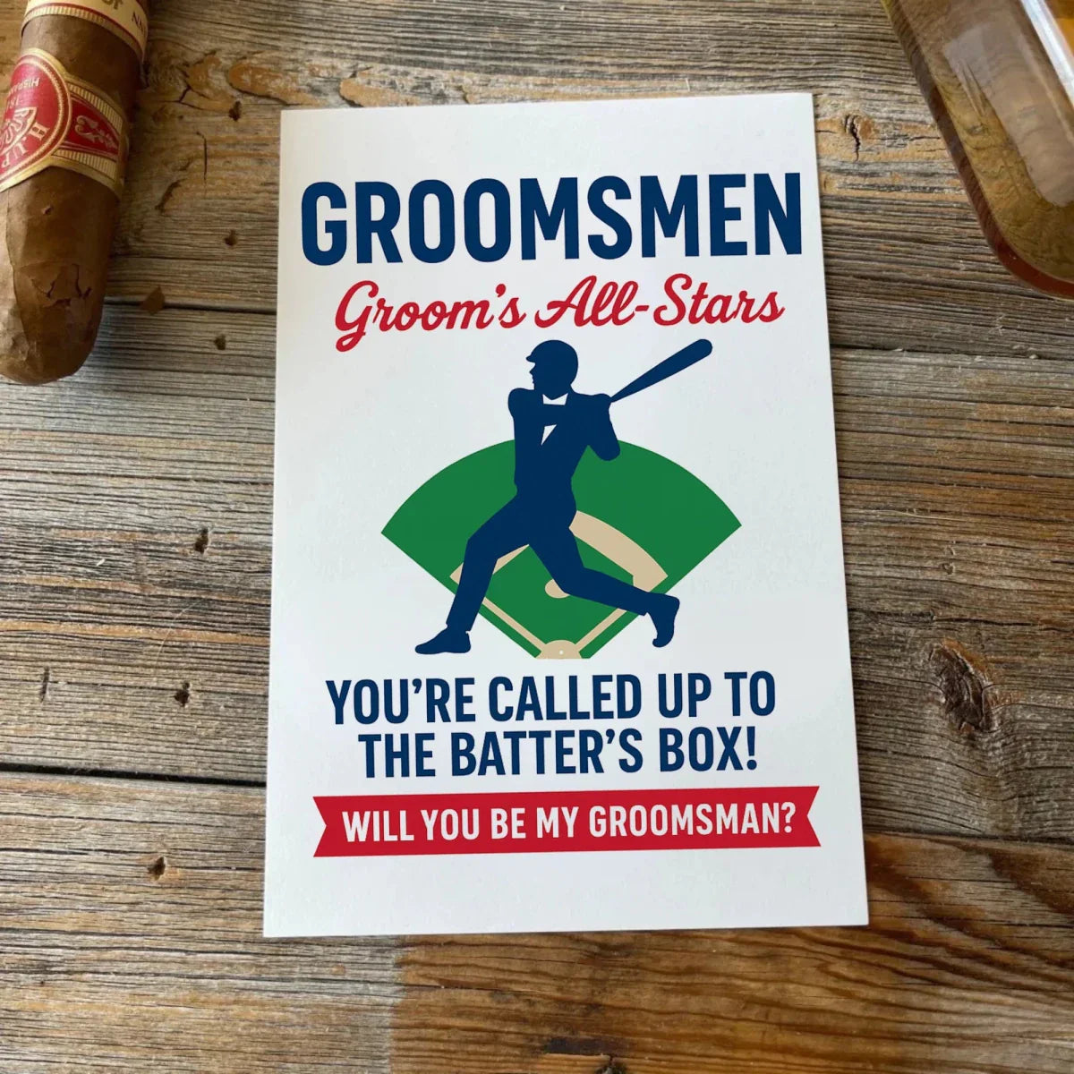 Batter Up Groomsmen Proposal Cards - Groomsmen Proposal - GroomsDay