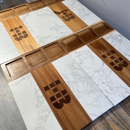 Custom Logo Entertainers Tray - Cutting Board - GroomsDay