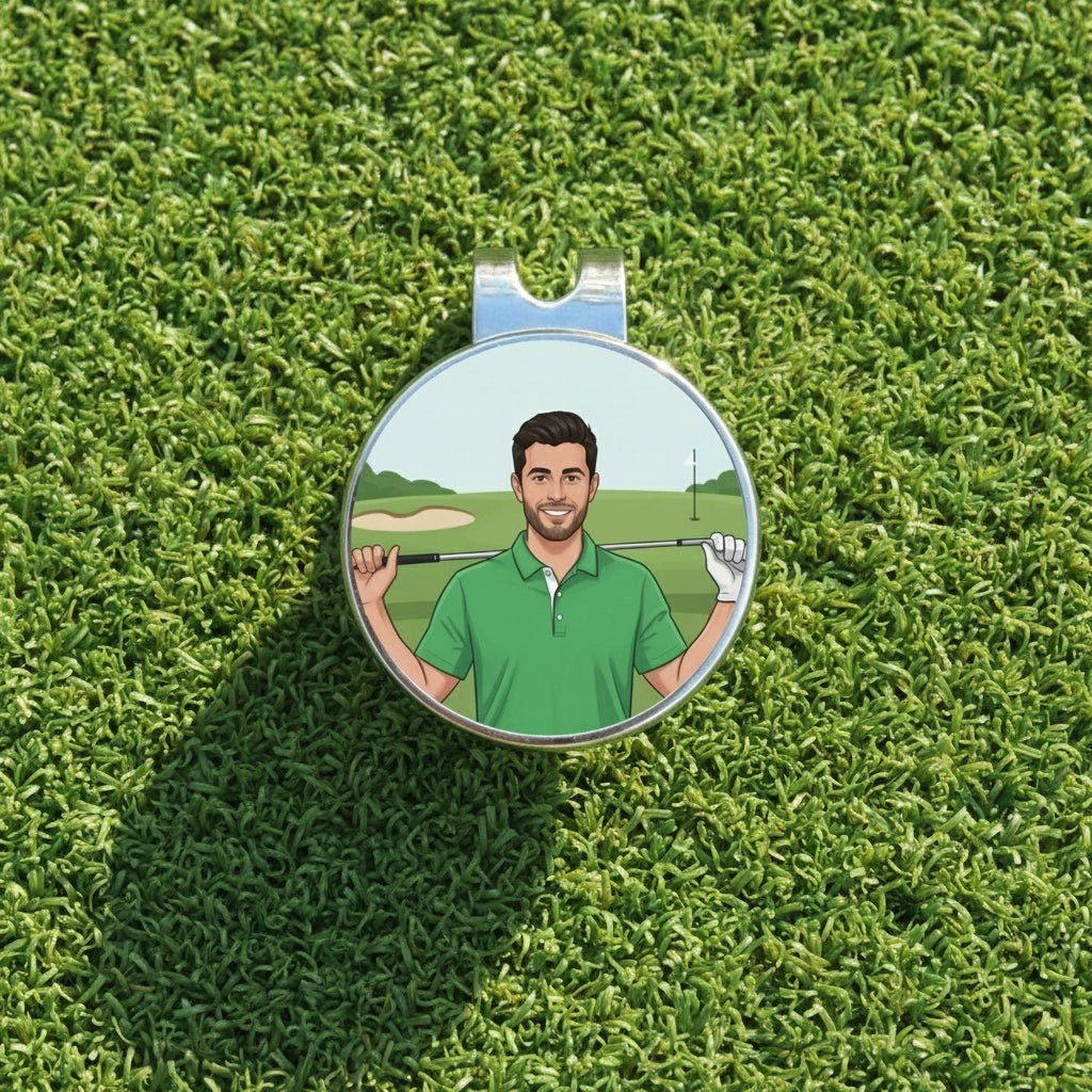 Personalized Cartoon Ball Marker - Golf - GroomsDay