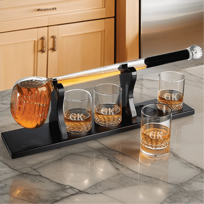 Custom Personalized Golf Club Whiskey Decanter - Golf - GroomsDay