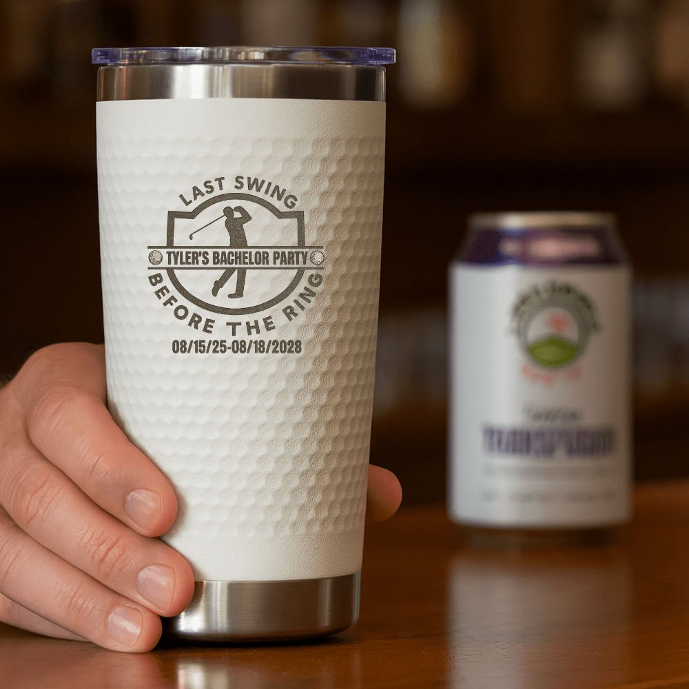 Bachelor Party Golf Tumbler - Golf - GroomsDay