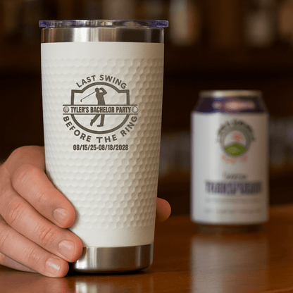 Bachelor Party Golf Tumbler - Golf - GroomsDay
