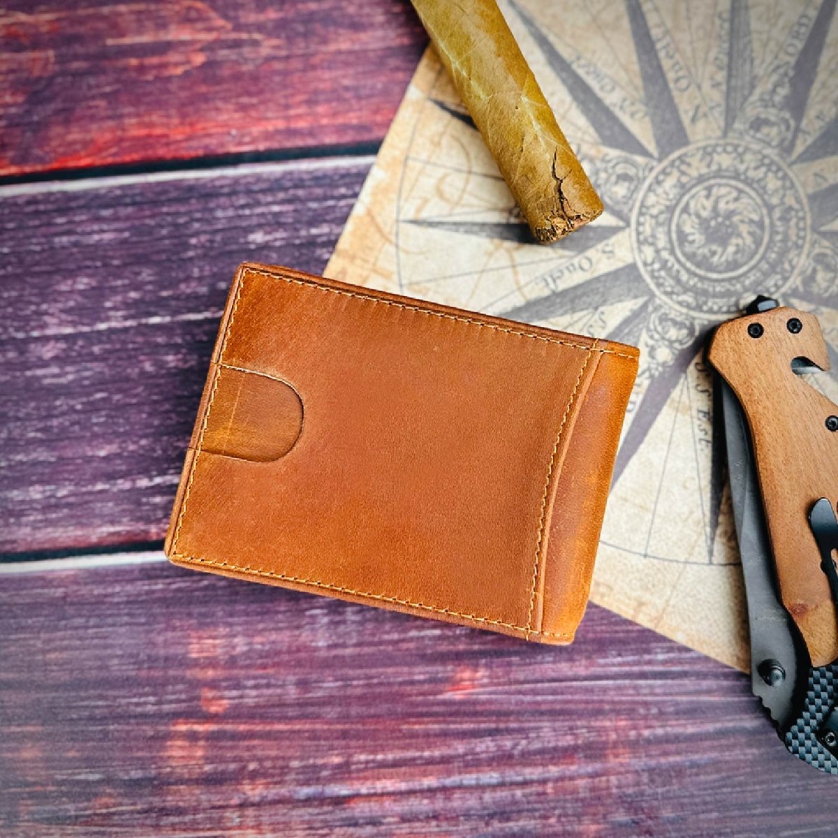 QuickFold Leather Wallet - Wallet - GroomsDay