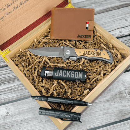 Cheers to 50 Years Gift Set - Birthday - GroomsDay